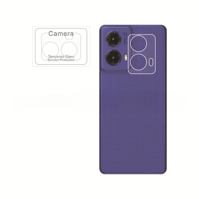 9h vidro temperado câmera lente protetor para motorola moto g84, 3d câmera film cover for moto g85