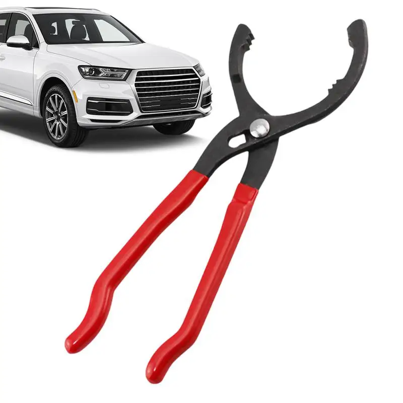 Car Repair Adjustable Oil Filter Pliers 12-inch Oil Change Wrench Head Remover Oil Filter Installation Tool For Engine Filters