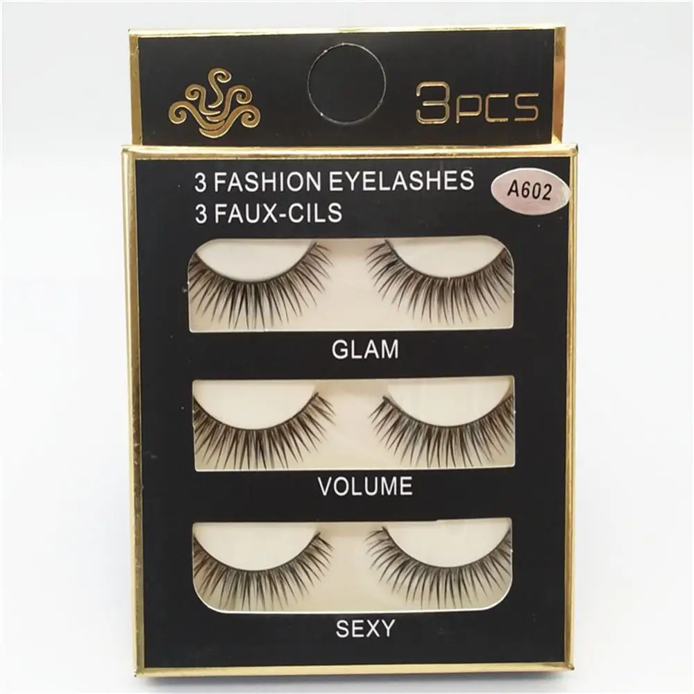 1/3/5PAIRS 3d Faux Mink Hair Fluffy Long-lasting Lightweight Instant Glam Easy To Apply Unleash Your Beauty Long Fluttery Lashes