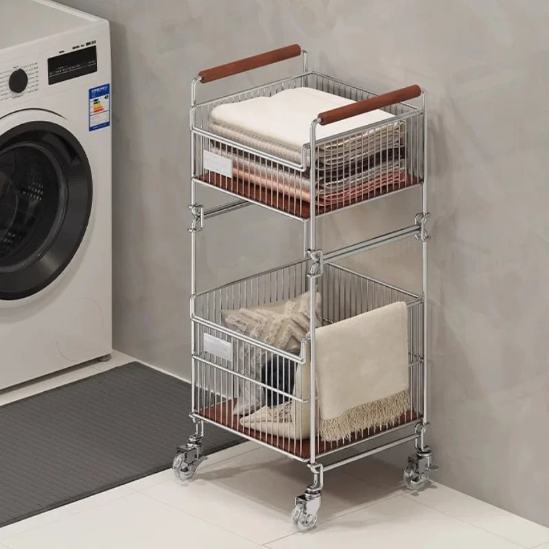 Laundry Basket Large Laundry Hamper Dirty Clothes Baskets Storage Box with Wheels Multifunction Organizers Bathroom Organizer