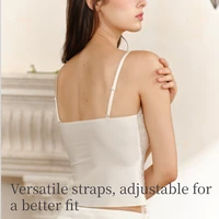 SUJIIN Sexy Lace Camisole Tank Tops Women 2026 Summer Sleeveless Beautiful Back Top Lady Simple Casual Tees Woman Clothing XD001 - Image 2