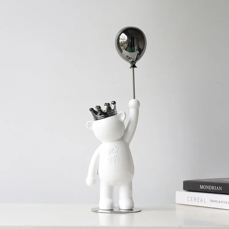 Modern minimalist little prince cartoon ball lifting living room TV cabinet entrance soft decoration ins style ornament