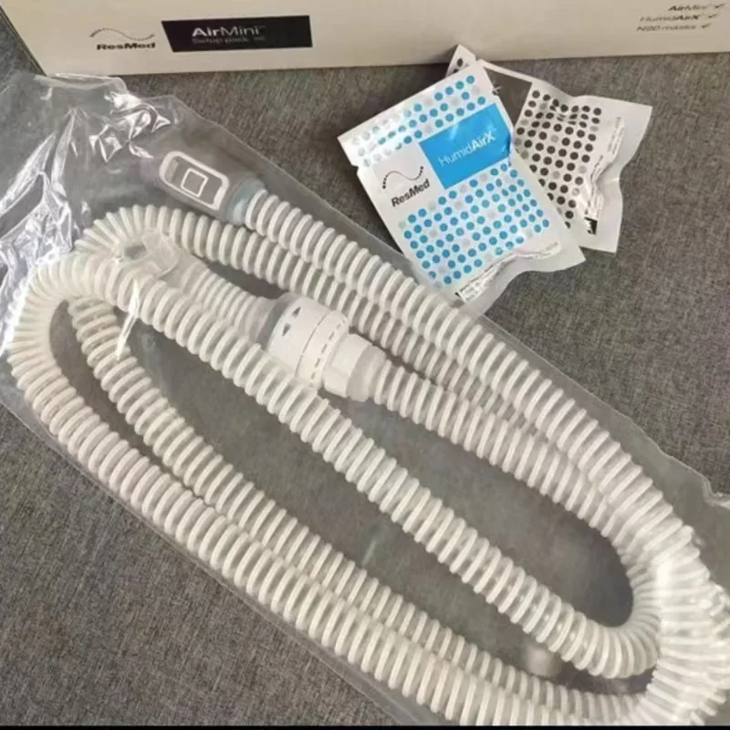 حزمة إعداد ResMed Airmini المتوافقة مع قناع الأنف N20 المتضمنة أنبوب مرشحات HumidX لقناع Airmini CPAP