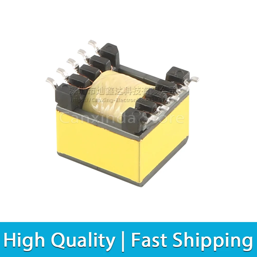 2pcs C1972 EP13 30KHZ-1.1MHZ High Frequency Pulsing Transformer 5mH Turns Ratio 1:1 Isolated ADSL Line Coupling Transformer