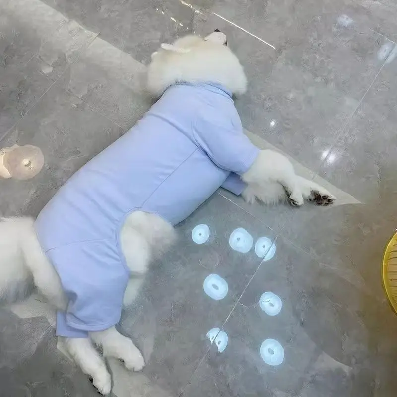 大型犬服ジャンプスーツパジャマ冬大型犬服ボーダーコリーサモエドハスキーラブラドールゴールデンレトリバーコスチュームアパレル