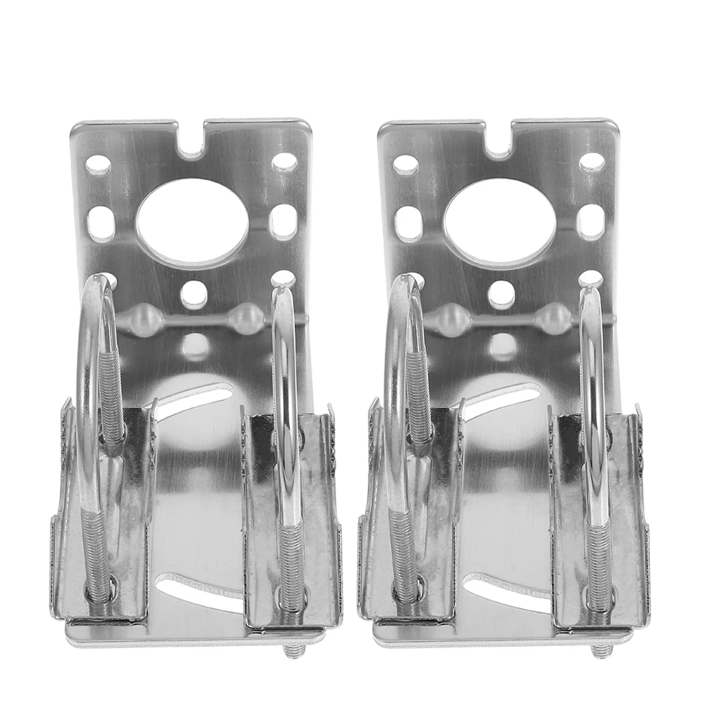 

2Pcs Universal Antenna Mount Bracket Outdoor Lshaped Aluminum Alloy Weather Resistant Pole Mounting Kit Quick Install Multiple