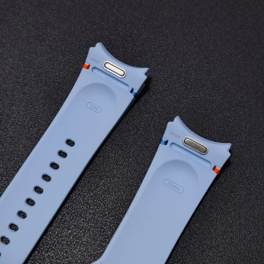 Original Sport Rubber Silicone Strap For Samsung Galaxy Watch 7 6 5 4 Classic 5 pro 44mm 40mm 43mm 47mm 45mm Quick switch Band