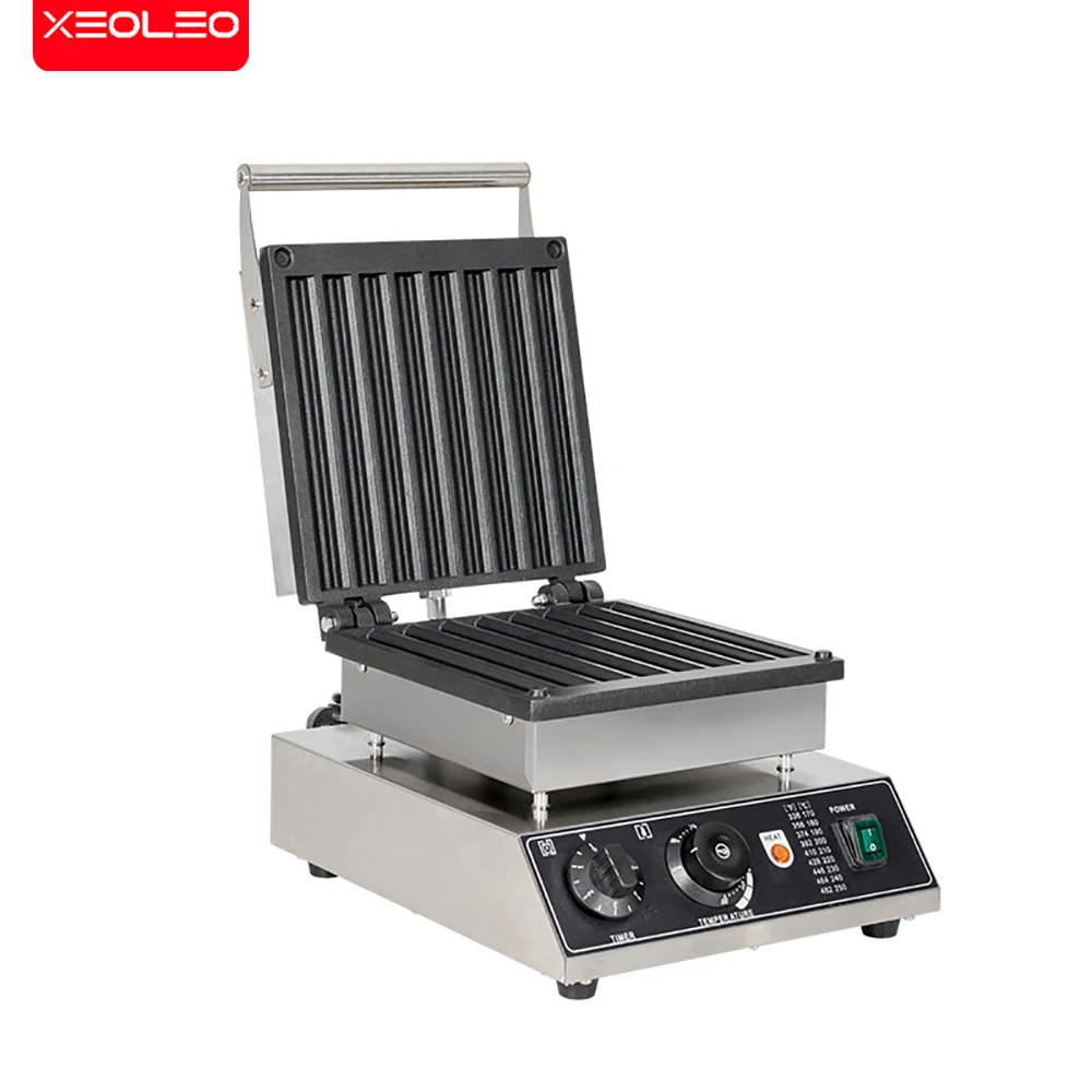 XEOLEO 1750W Commercial Churro Making Machine Electric Fritters Machine Churros Waffle Cone Machines Non-Stick Churros Baking