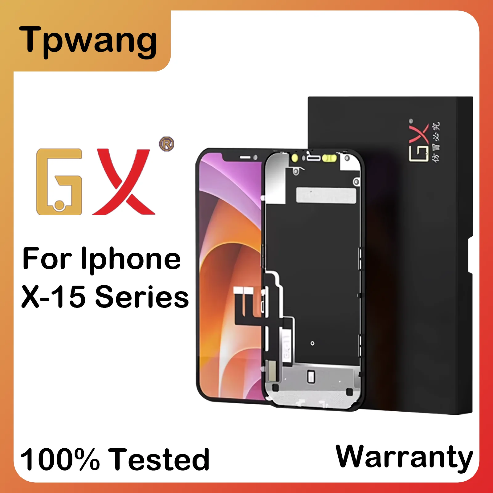 GX OLED LCD Display Digitizer Assembly For iphone X XS XR 11 XSMAX 11 Promax 12 Promax 13 LCD Screen GX OLED For iphone 12