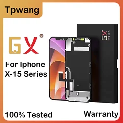 GX OLED LCD Display Digitizer Assembly For iphone 16 Promax X XS XR 11 XSMAX 11 12 13 14 15 16 Pro ,LCD Screen GX OLED