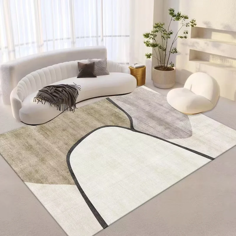 VIKAMA Bohemian Abstract Spot Area Anti Slip Large Carpet Irregular Shape Printed Carpet Living Room Bedroom Home Decoration