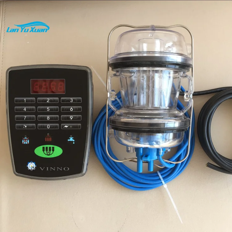 

cow dairy farm Digital electronic milk meter