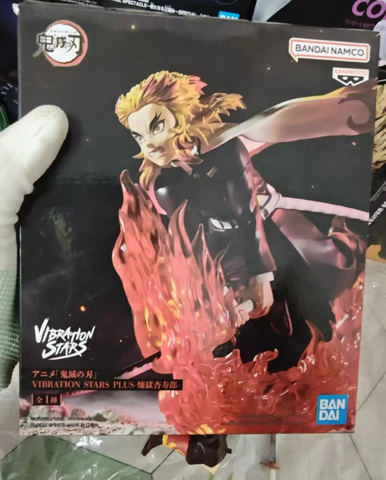 Figurki akcji Bandai Demon Slayer Kyoujurou, model anime, figurka kolekcjonerska, oficjalny, autentyczny.