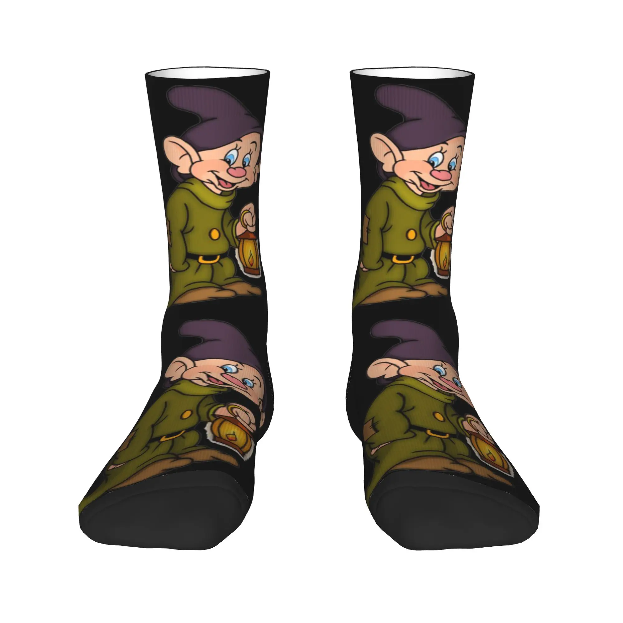 

Snow White And The Seven Dwarfs Mens Crew Socks Unisex Kawaii 3D Printed Dress Socks
