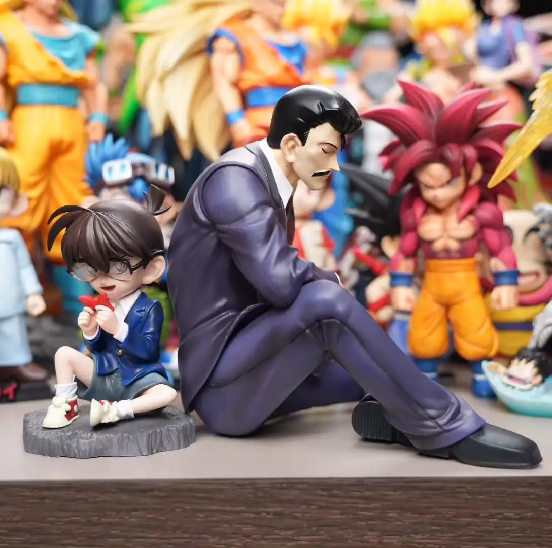 

15cm/5.91in Anime Detective Conan Figure Mouri Kogorou Richard Moore Action Figures Pvc Colection Model Toys for Children Gifts