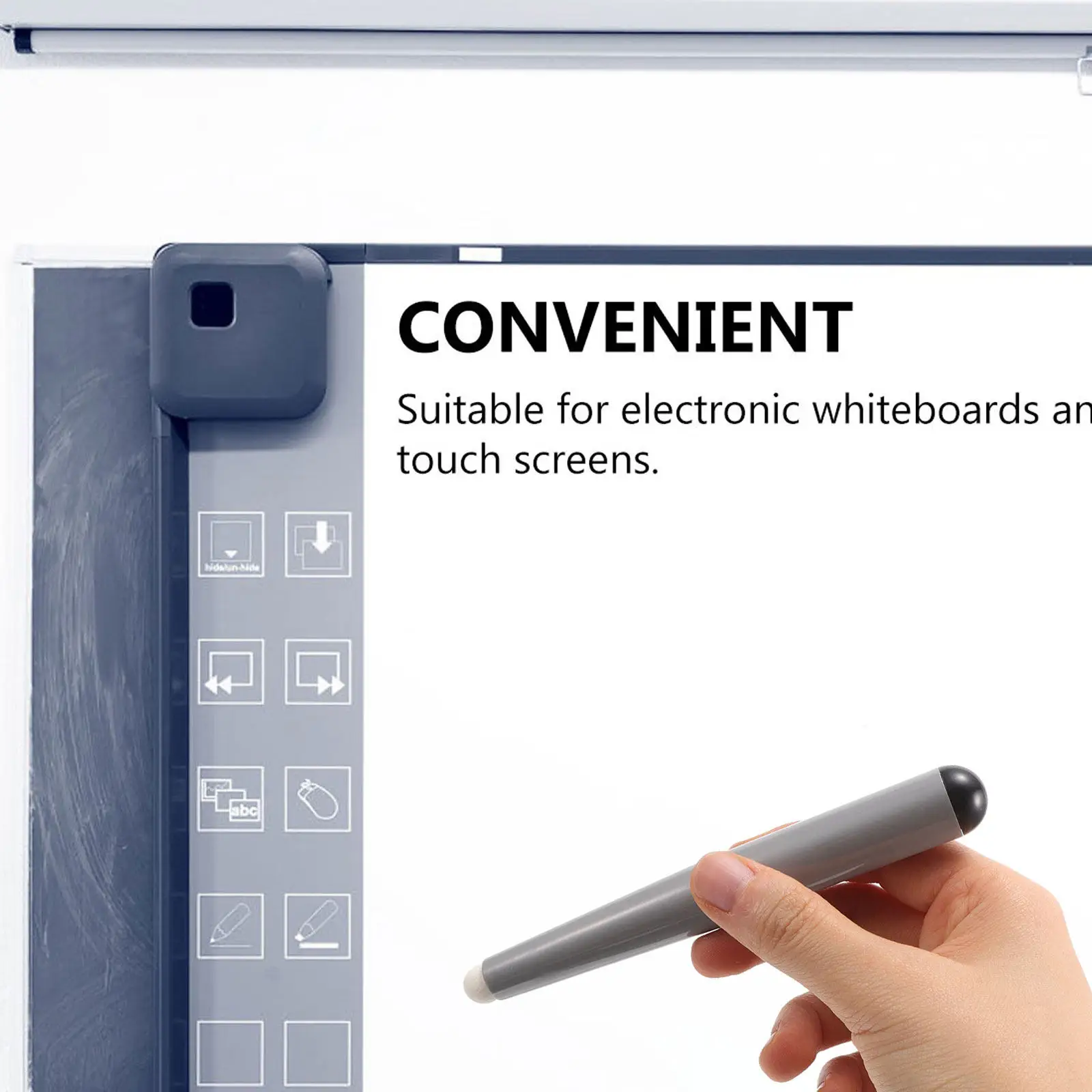 

Digital Stylus Pen for Touchscreen and Whiteboard Precision Control Smooth Felt Tip Ideal for Classroom Learning and Interactive