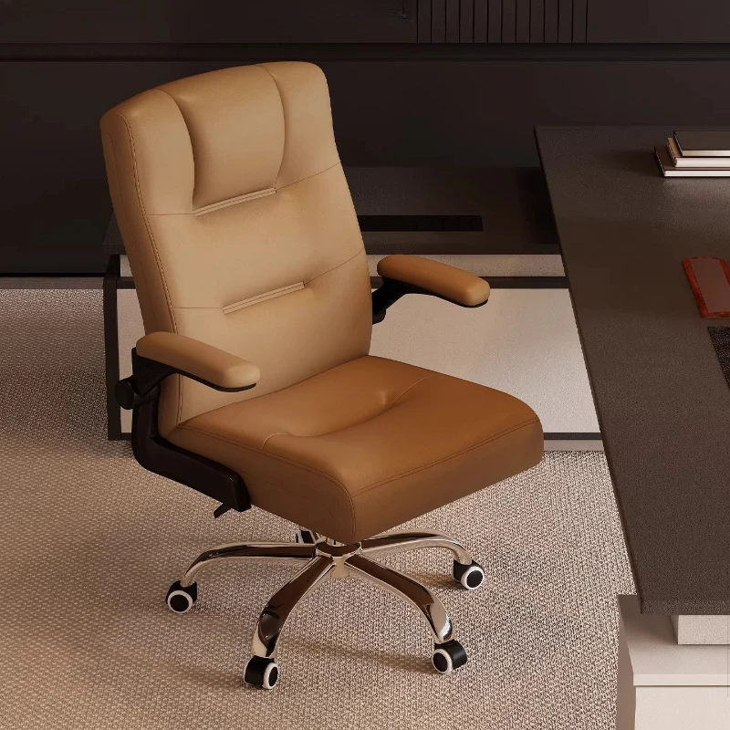 Computer Luxury Office Chair Comfortable Ergonomic Nordic Modern Office Chair Backrest Wheels Sillas De Oficina Home Furniture