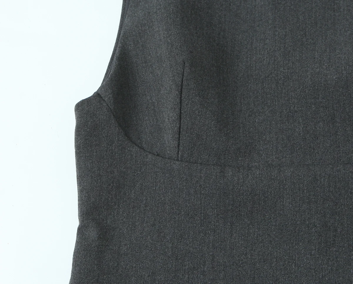 Bsay bainha em camadas decoração mini vestido roupas femininas moda 2025 outono francês noite festa de aniversário sem mangas vestidos colete