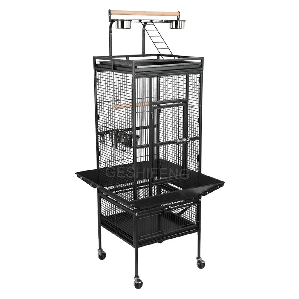 Best Quality Iron Wire Birds Cage Big Cage  Large Size  Carriers Bird Breeding foldable Large Bird Cage For Sale