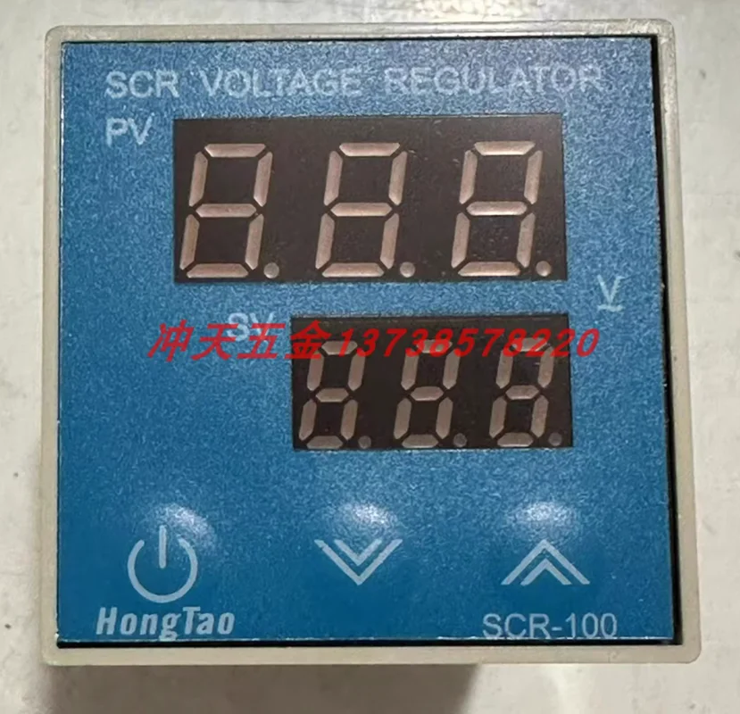 SCR-100 Hongtao ตัวควบคุมโรงงานสามโมดูล SCR100ตัวควบคุมอุณหภูมิโวลต์มิเตอร์ไทริสเตอร์ ZKG-3ควบคุมแรงดันไฟฟ้า