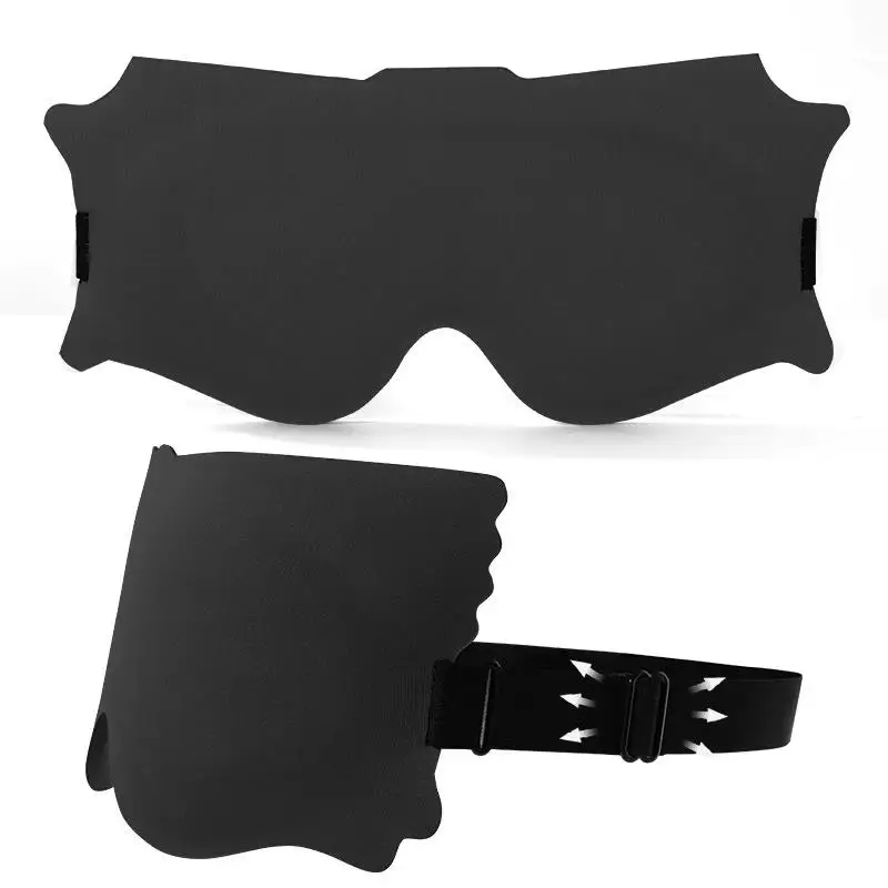 6D Contoured Sleep Mask 3D Molded Eye Cup Blindfold Zero Pressure Light Blocking Eye Mask for Men Women Soft Breathable Night