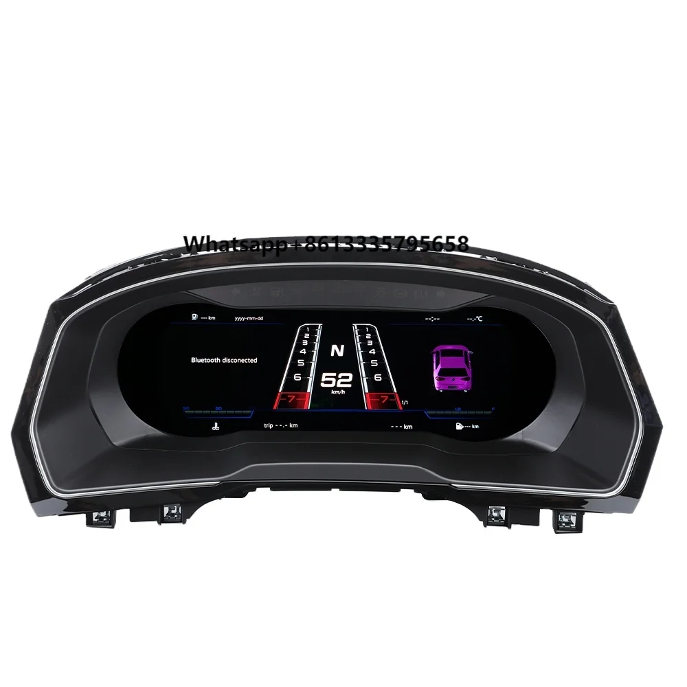 

Cockpit Speedometer Virtual Instrument Cluster 12.3 Inch LCD Digital Dashboard Panel for VW CC Magotan B8