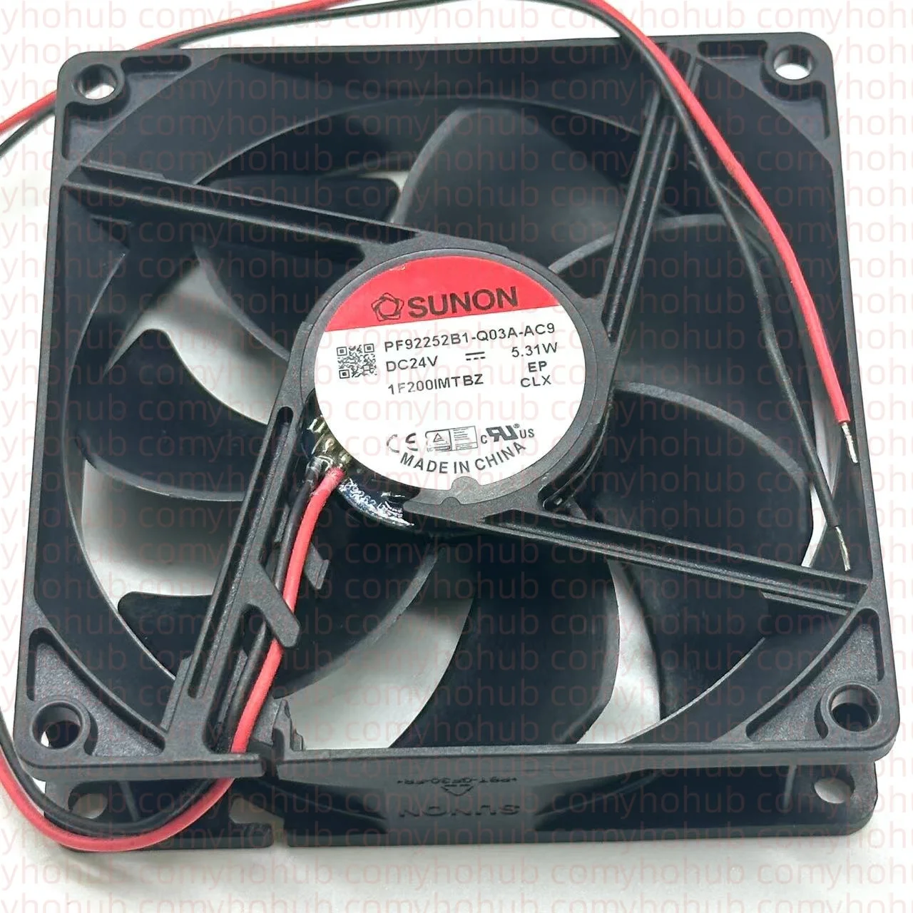 

Ltsf For SUNON PF92252B1-Q03A-AC9 DC 24V 5.31W 90x90x25mm 2-Wire Server Cooling Fan 9cm