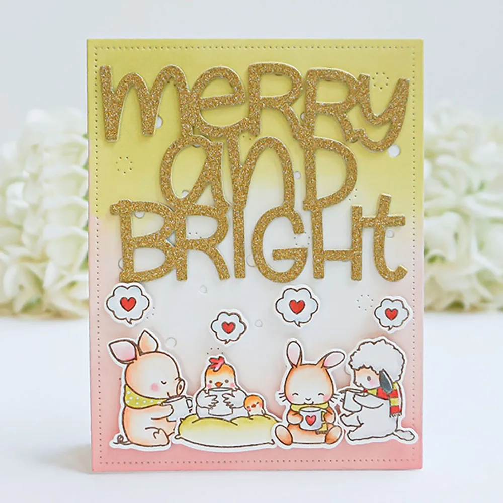 Slim Window Dressing Cutting Dies Stitched Gift Tag Metal Die Cuts For DIY Scrapbooking Album Card Making Decoration Paper Craft