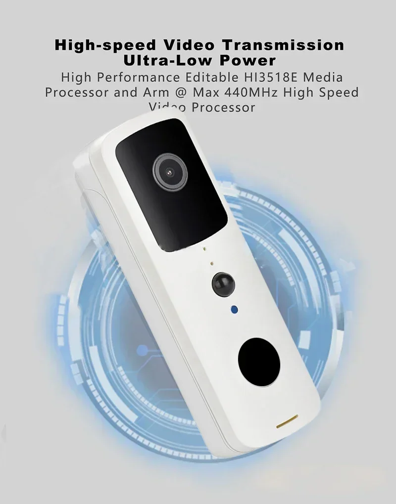 Scdc95991624749ecbce5cc5eb3d317d2D Smart Video Doorbell Waterproof Night Vision Door Viewer 1080P FHD Camera Digital Visual Intercom WIFI 2.4G Tuya Door Bell