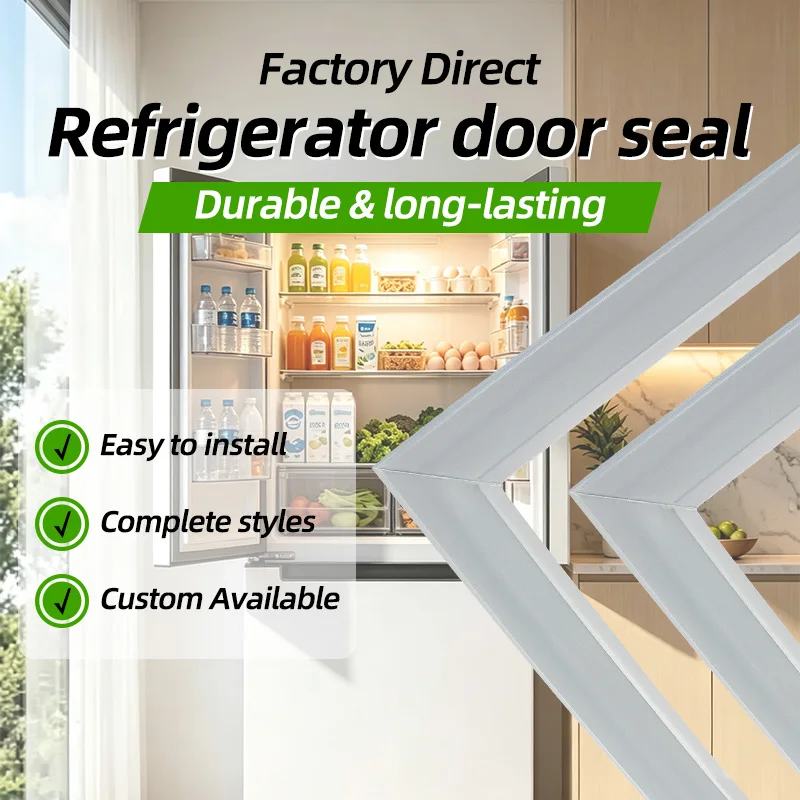 6m Customizable Eco-Friendly Refrigerator Door Gasket, Powerful Strong Magnet Thickened Anti-Frost Seal for Fridge Freezer