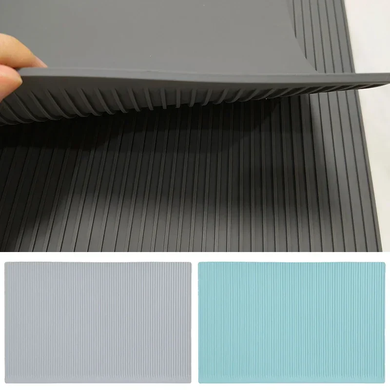 

1PC Refrigerators Protection Mat 45cm*29.5cm*3mm Refrigerator Lining Mats Silicone Mat Refrigerator Compartment Protective Pad