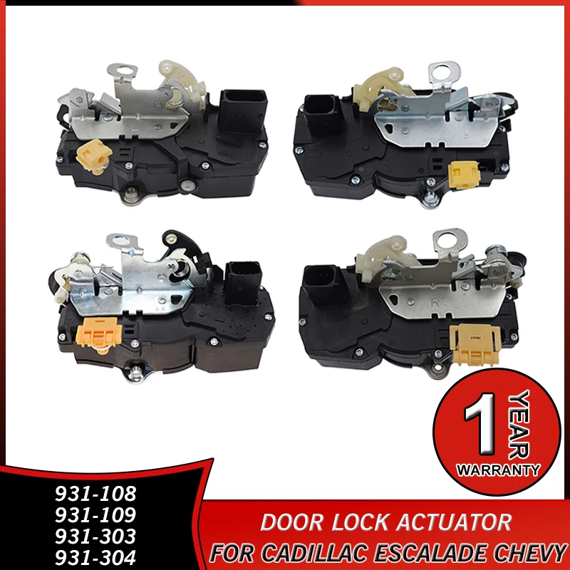 

931-108 931-109 931-303 931-304 Door Lock Actuator Mechanism For Cadillac Escalade Chevy Tahoe GMC Yukon 2007 2008 Accessories