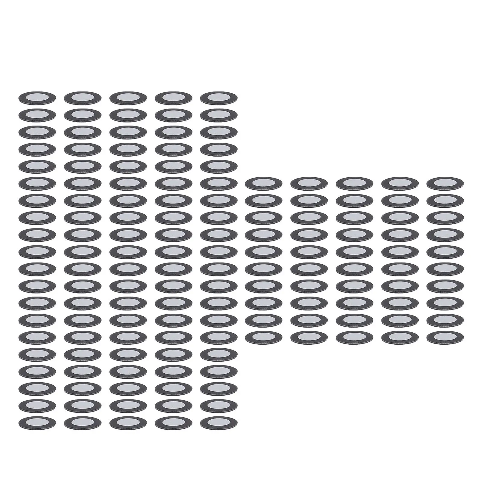 150PCS 3D Scanning Reflective Dot Magnetic Targets Reference Point Markers for Accurate Optical Tracking 6mm ID 10mm OD