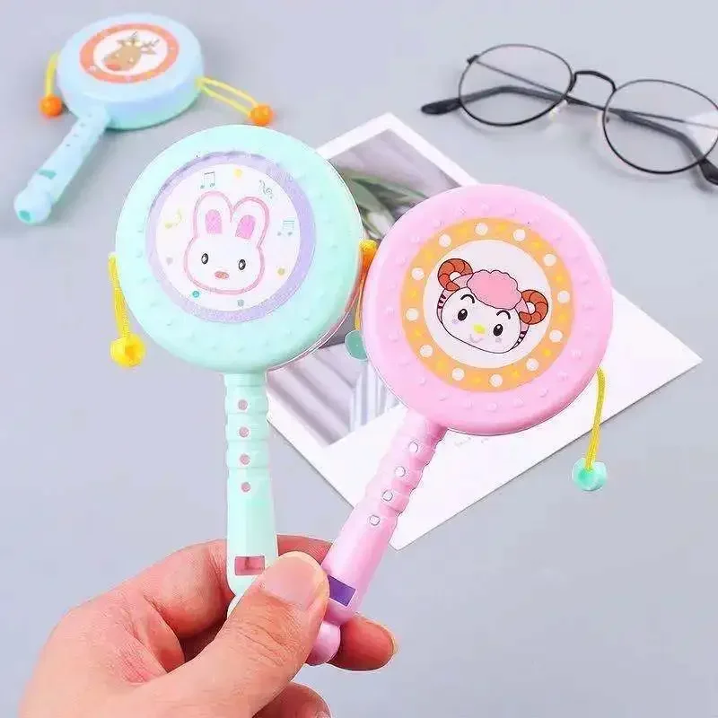 1Pc Random Baby Toys Cartoon Rattle Baby Early Education Rattle Rattle Children's Toy Educational Toys for Kids 0 To 3 Years Old