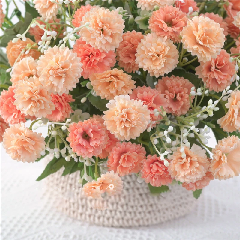 Künstliche Seidenblume Hortensie Flieder für Zuhause, Hochzeit, Brautstrauß, DIY-Geschenk, Bogen, Festival, Weihnachten, Tischdekoration, Garten, Girlanden – Detail 17