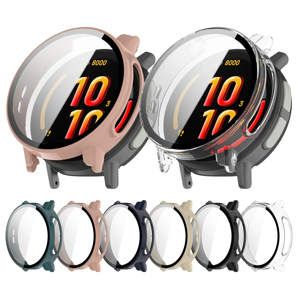 Watch Case Protective Cover for Garmin Bounce2 Hard PC Frame Glass Full Coverage Cases Shell Accessories
