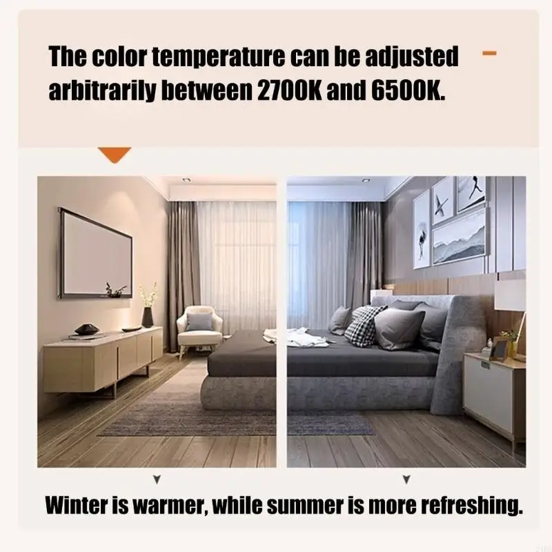 Color Changing Spotlights AI Voices Control Dimmable Intelligent Light Cup 16M Color Option For Home Office Use 24BB