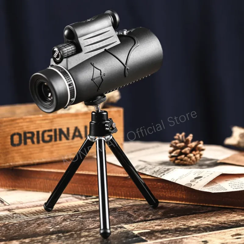 50x60 Portable Powerful Binoculars Powerful Zoom Illumination Laser Remote Professional Hunting Monocular Telescope