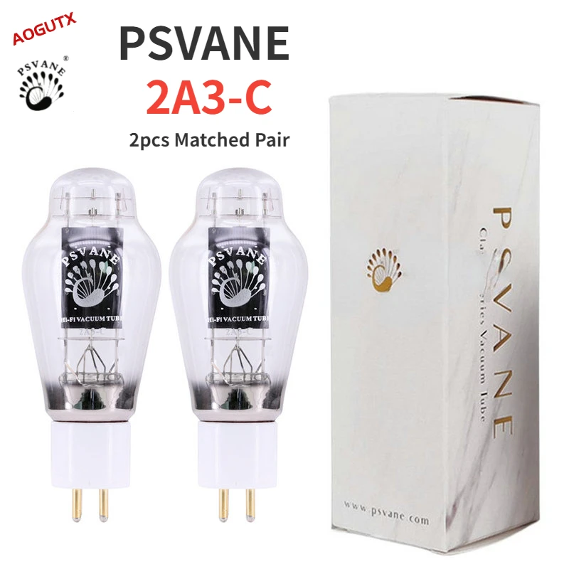 Aogutx PSVANE 2A3C Vacuum Tube Replaces 2A3 2A3-C Series Electronic Tube Precision Matching Amplifier High Fidelity Matched Quad