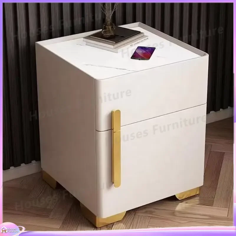 Modern Luxury Wooden Shoe Cabinet Smart Wireless Charging Password Lock Multifunctional Storage Organizer for Living Room