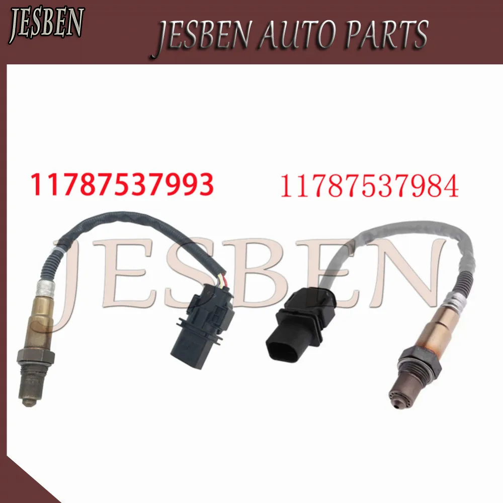 2PCS 11787537993 11787537984 Front Left & Right Lambda Probe O2 Oxygen Sensor For BMW E87 E90 130i 323i 325i 330i 330xi 04-2012