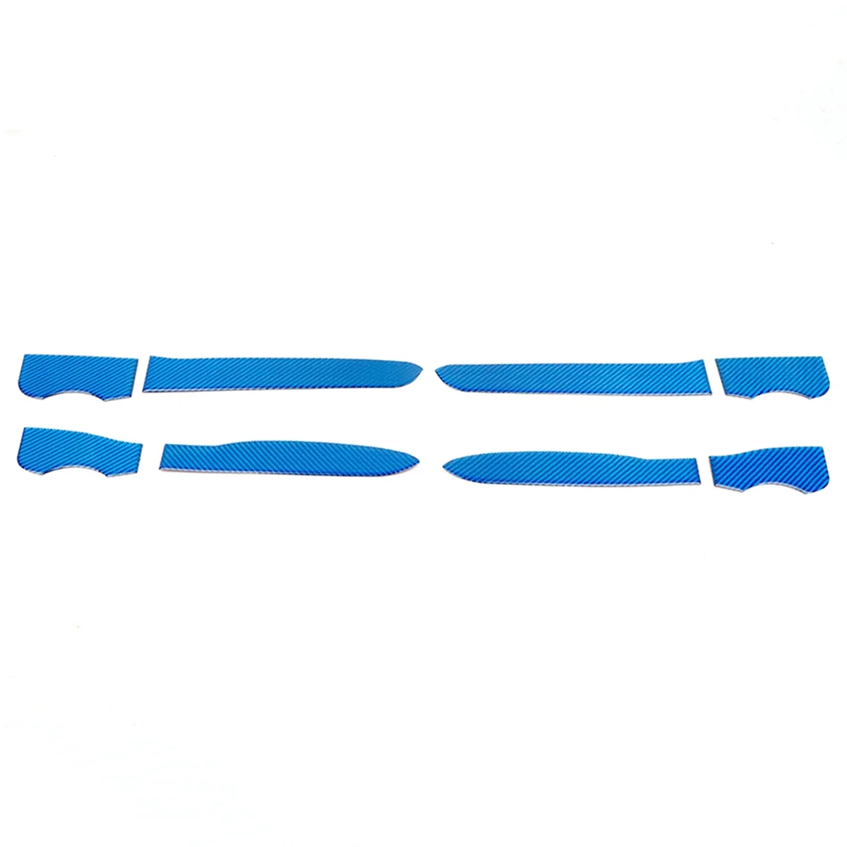 

For 4Runner 2010-2023 Carbon Fiber Car Door Groove Storage Slot Pad Cover Trim Interior Accessories ,Blue