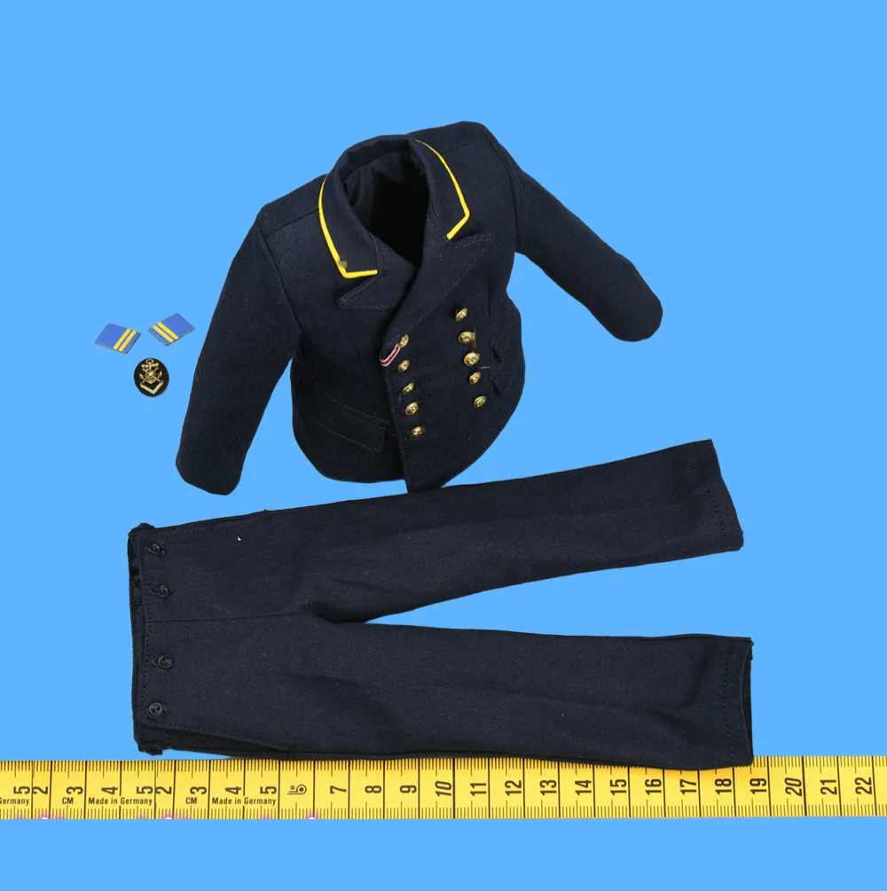 1/6 DID D80153 Sailor Boat Puppe Action Kleid Uniform Mantel Hose Mit Medaillen Nicht Echt Für 12 "DAM DID körper Puppe Figur DIY