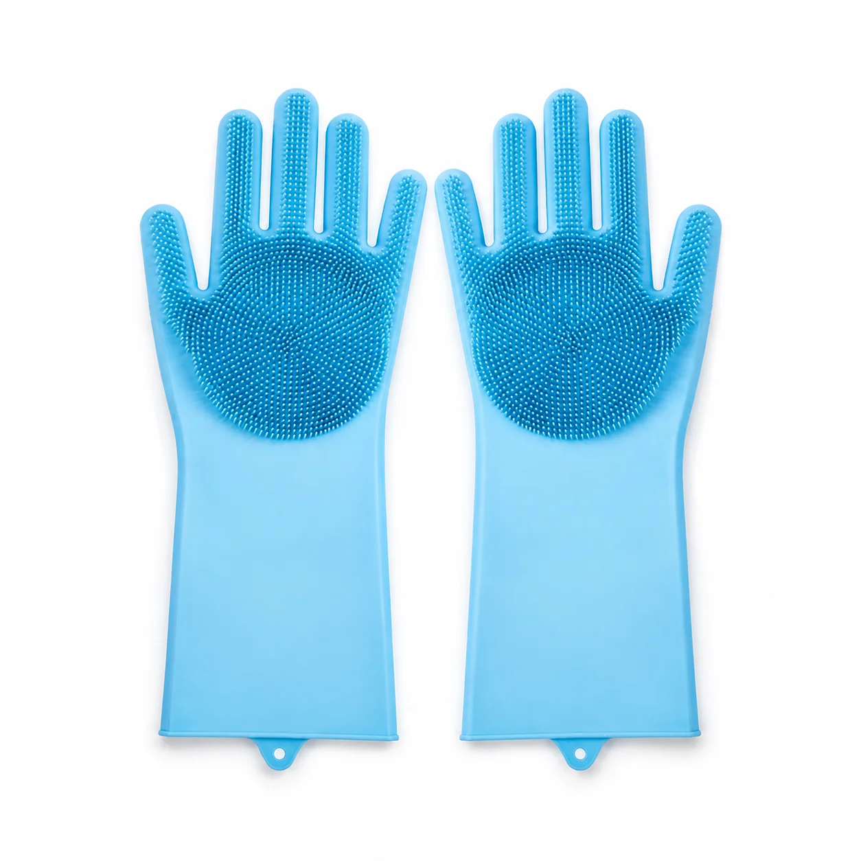Pet Bathing Gloves for Dogs and Cats, Double-Sided Silicone Scrubber Mitts for Washing, Massage and Grooming