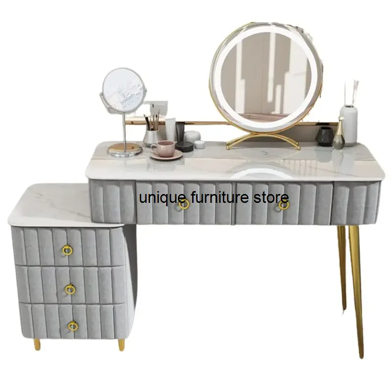 Organizer Chair Dressing Table Makeup Drawer Led Woman Dressing Table Nordic Makeup Mirror Coiffeuses De Chambre Home Furniture