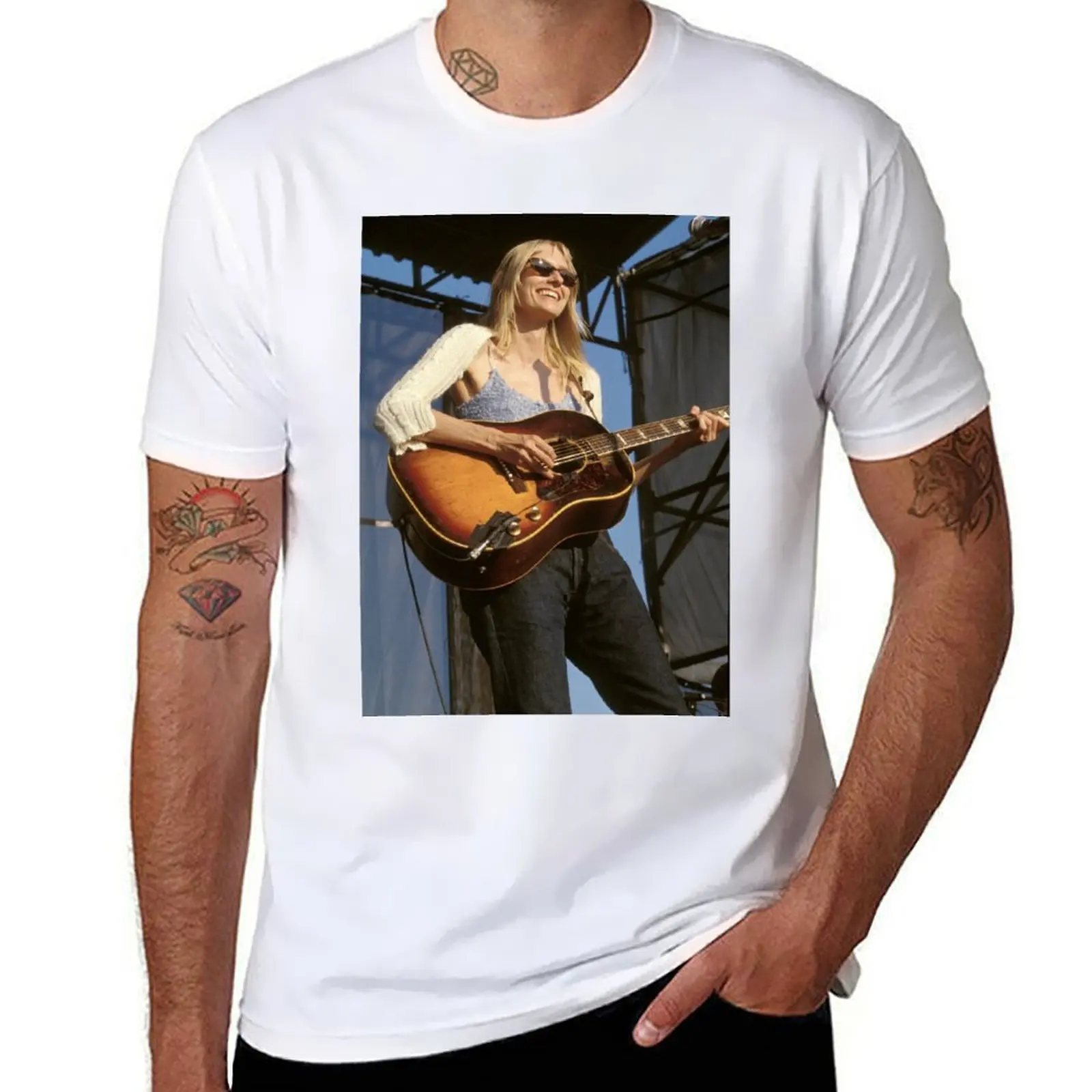 

Aimee Mann Photograph T-Shirt football t shirt graphic tee shirt Blouse T-shirts for men cotton