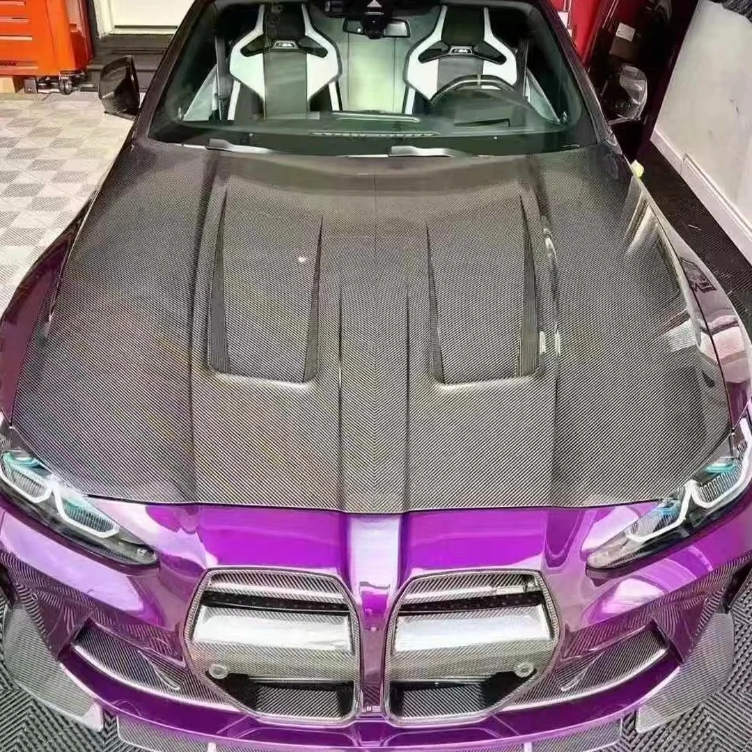 Capa de fibra de carbono G80 M3 G82 M4 com ventilação para M3 M4 2021-2025