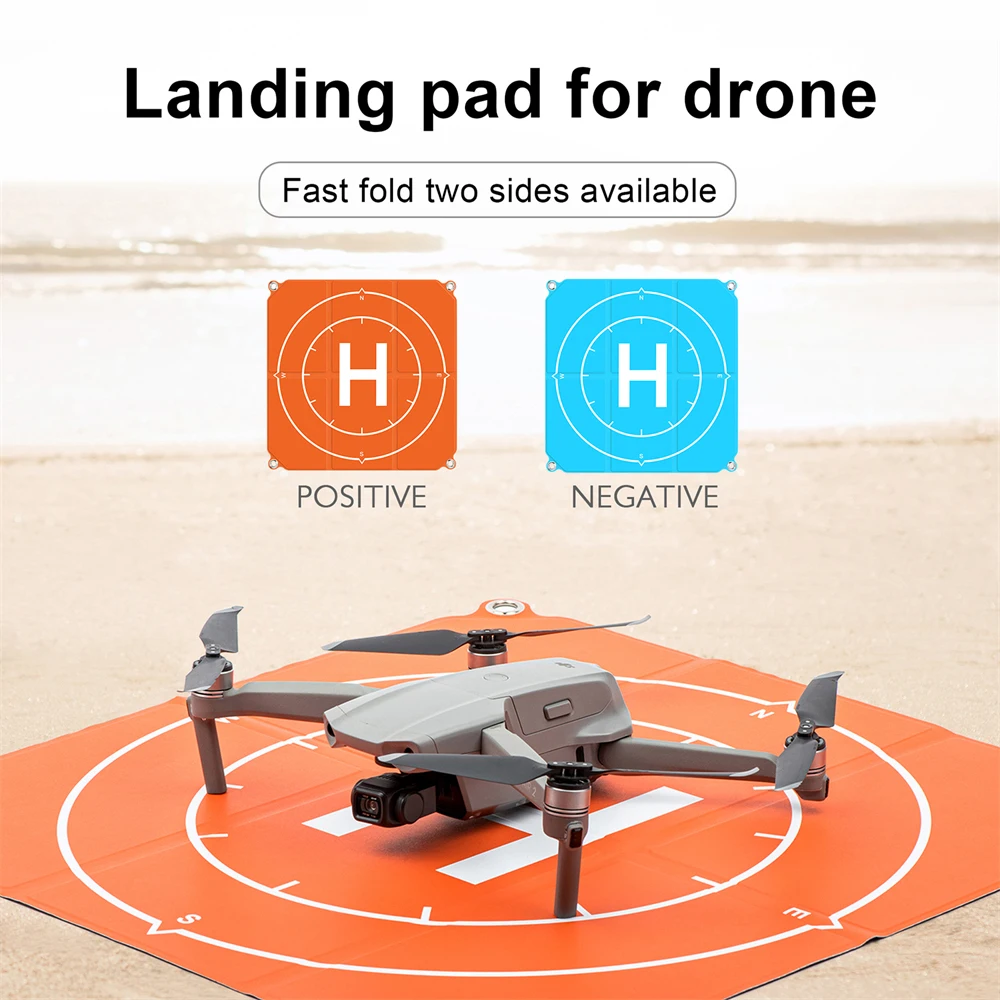 Drone Apron 50CM Small and Medium Double-sided Orange + Blue  Foldable Apron