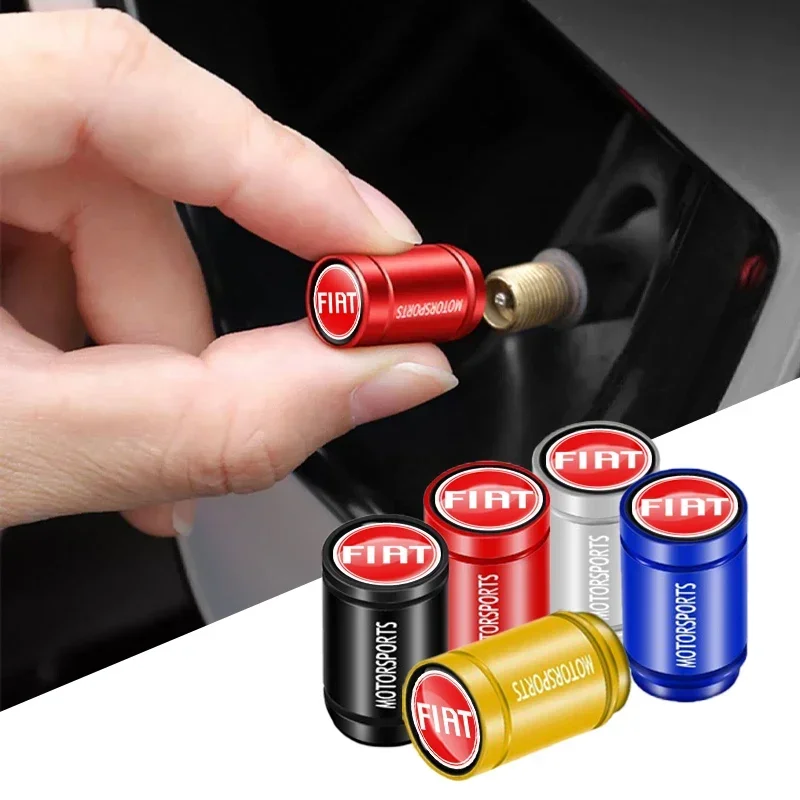 4pcs  Car Valve Cap Tires Wheels dust covers For Fiat BMW Mercedes Benz Audi Mazda Opel Nismo Nissan Skoda Peugeot Citroen