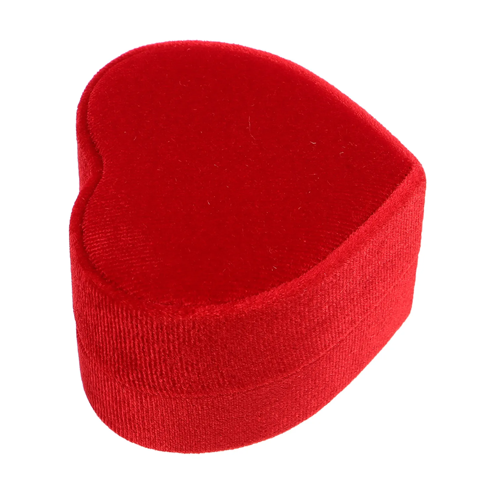 

Heart Shaped Jewelry Box for Engagement Ring Proposal Wedding Ceremony Ring Holder with Lid Elegant Romantic Vintage Design